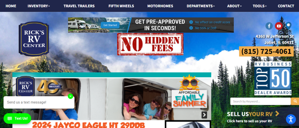RV Dealer Website Design 40 ricksrv