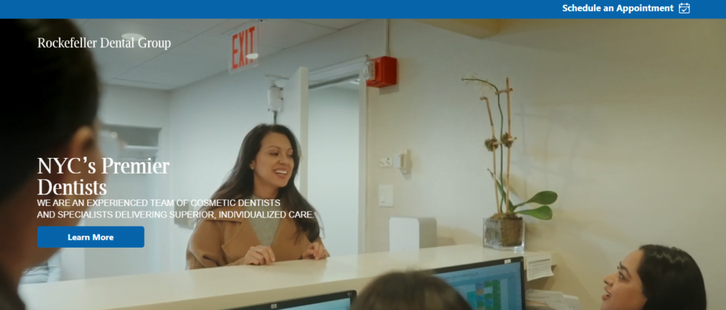Dental laboratory Website Design 32 rockefellerdentalgroup
