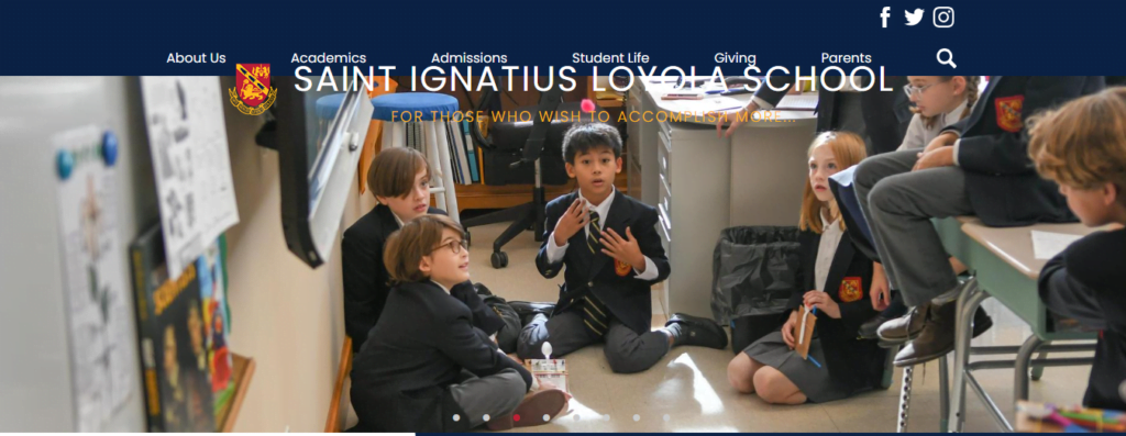 Catholic school Website Design 14 saintignatiusloyolaschool