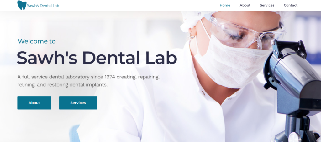 Dental laboratory Website Design 33 sawhdentallab
