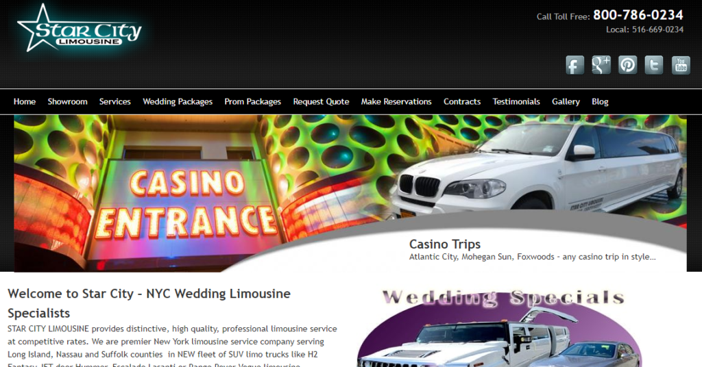 Limousine Service Website Design 20 starcitylimo
