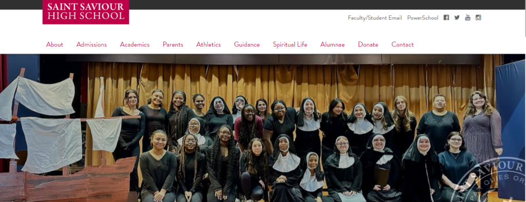 Catholic school Website Design 39 stsaviour