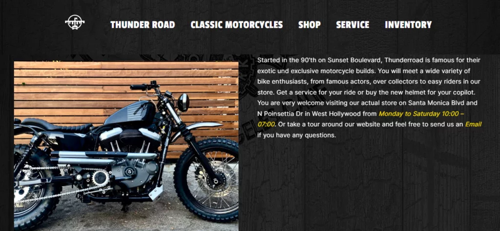 thunderroad motorcycles