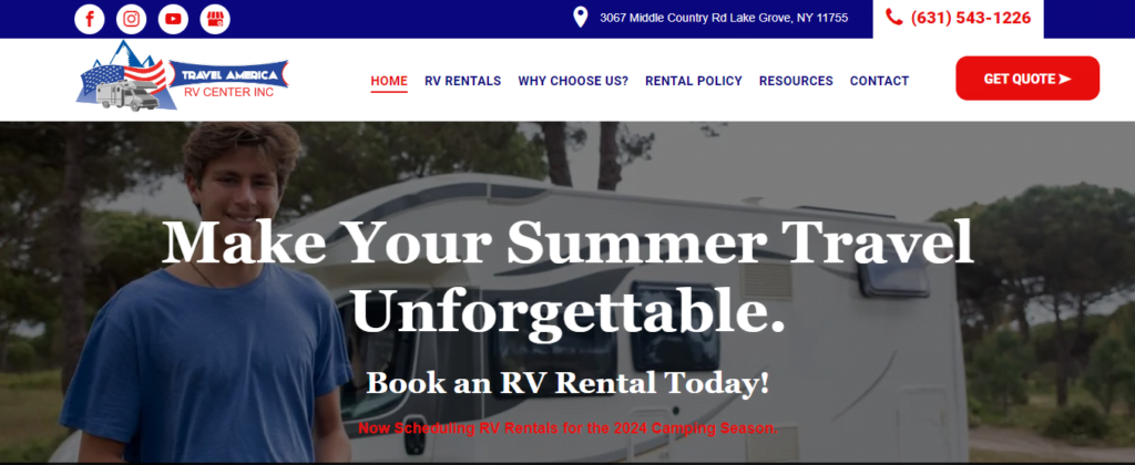 RV Dealer Website Design 16 travelamericarvs