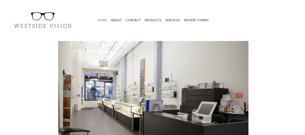 Optician Website Design 24 westsidevisionny