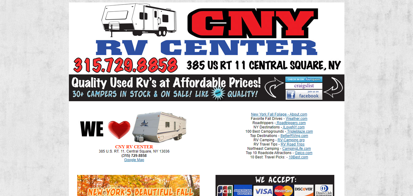 RV Dealer Website Design 27 CNY RV