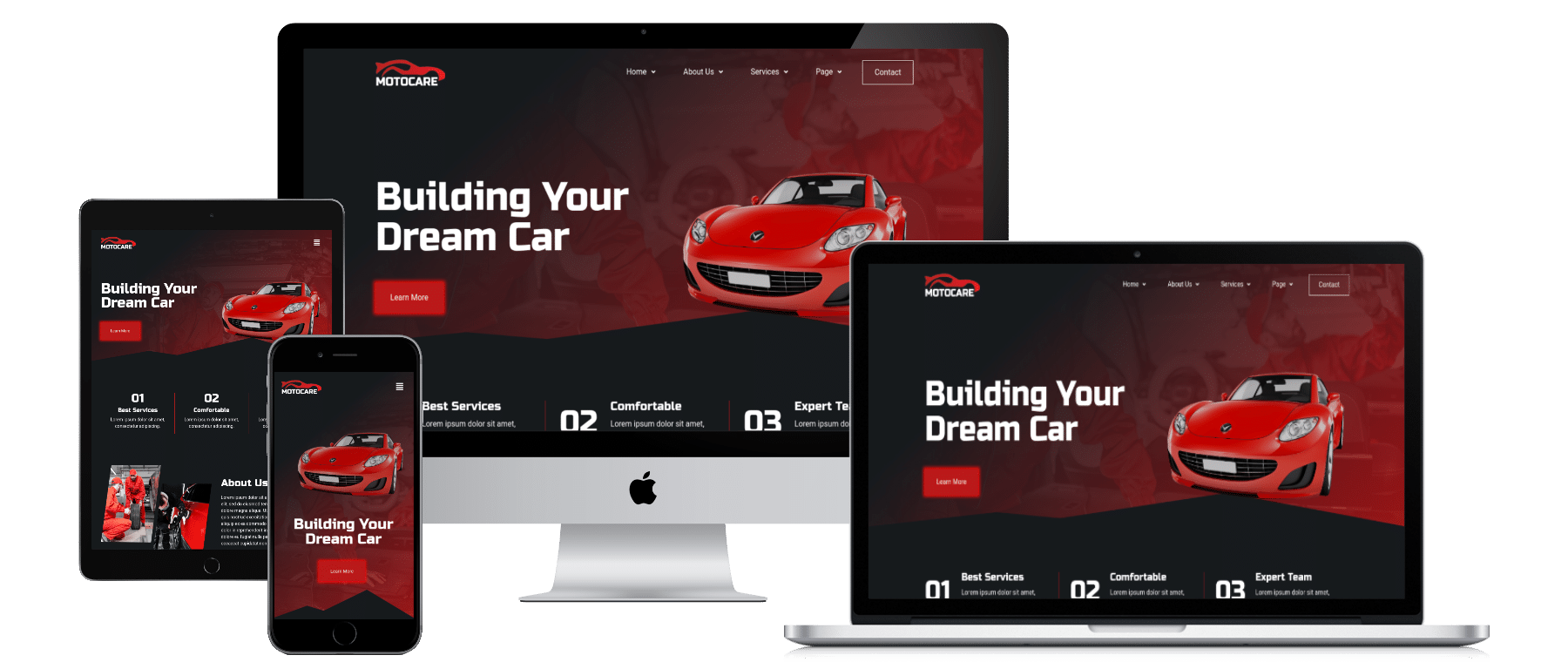 Auto Detailing Web Design 5