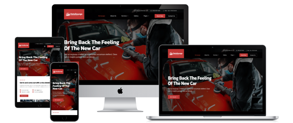 Auto Detailing Website Design 10