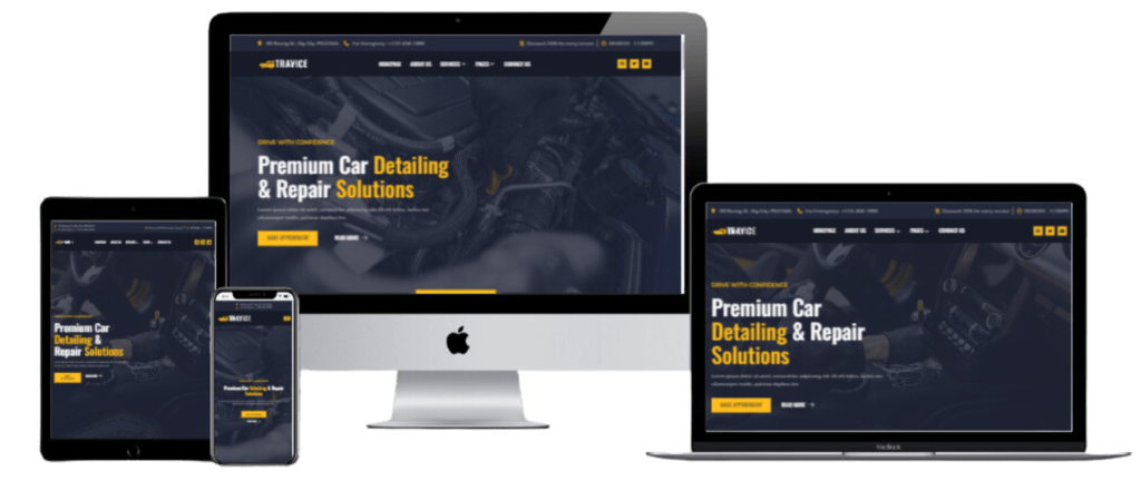 Auto Detailing Website Design 4