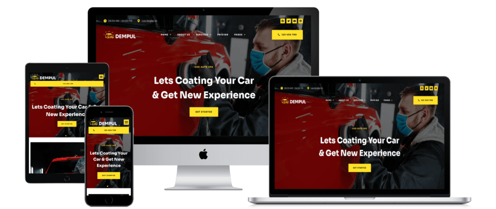 Auto Detailing Website Design 7