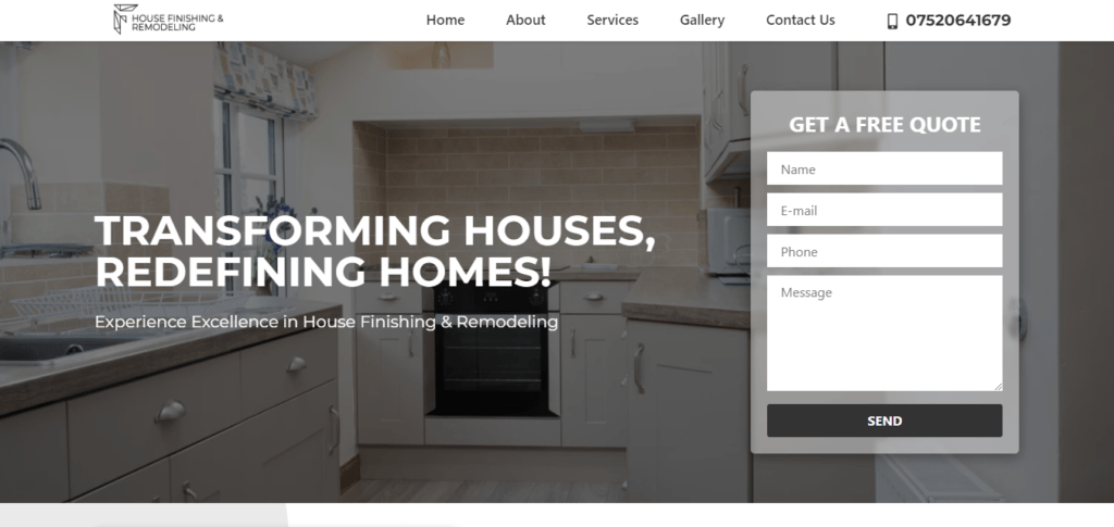 35 Best Home Remodeling Website Design Ideas